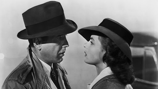 Humphrey Bogart & Ingrid Bergman in Casablanca